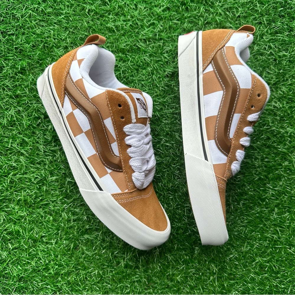 Vans Knu Skool Mega Check Brown - Picture 8 of 10